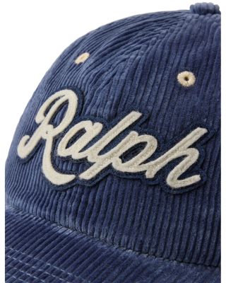 The Ralph Logo Corduroy Ball Cap