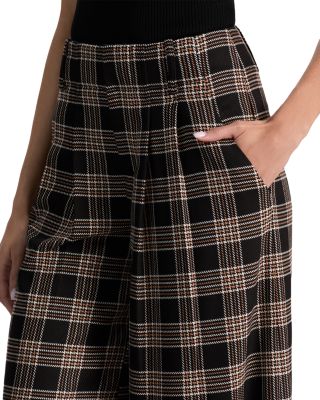 Eloise Plaid Wide Leg Pants