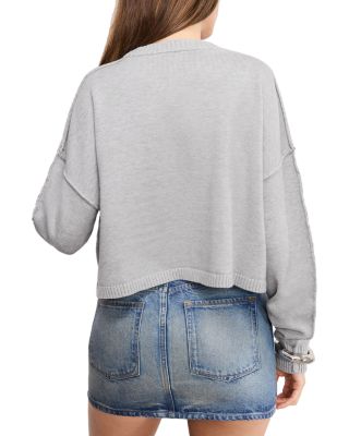 Cropped Crewneck Sweatshirt