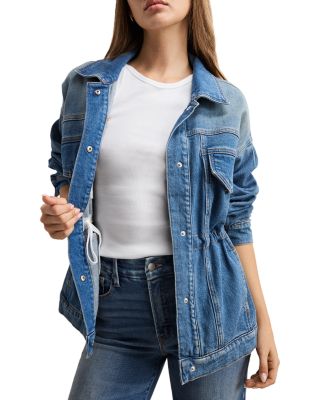 Barrel Sleeve Denim Jacket