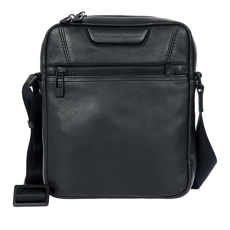 Porsche Design Roadster Leather Evo Shoulder Bag 9 In Black