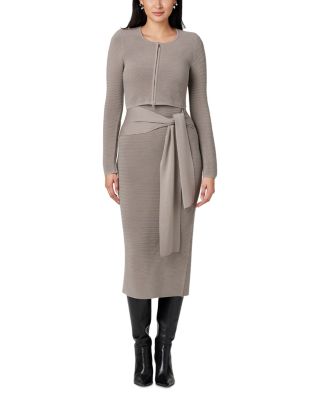 Elia Tie Front Sash Dress