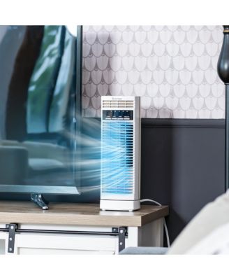 14'' Mini Oscillating Tower Fan Electric Desk Fan with 3 Speed & Timer