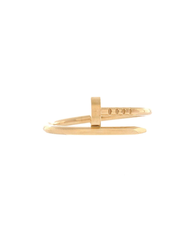 Pre-owned Pre-owned Cartier Cartier Small Juste Un Clou Ring 18k Gold