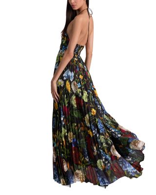 Hannah Pleated Maxi Dress