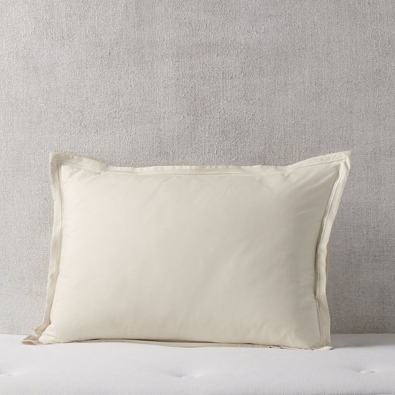Hudson Park Collection Italian Percale Solid Standard Sham Set - Exclusive In Neutral