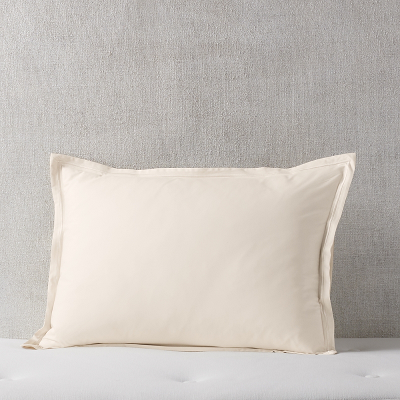 Hudson Park Collection Italian Percale Solid Standard Sham Set - Exclusive In Neutral