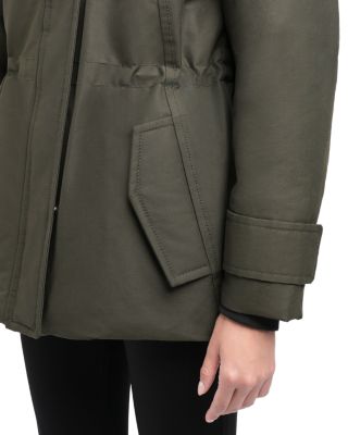 Aurora Shearling Trim Down Jacket