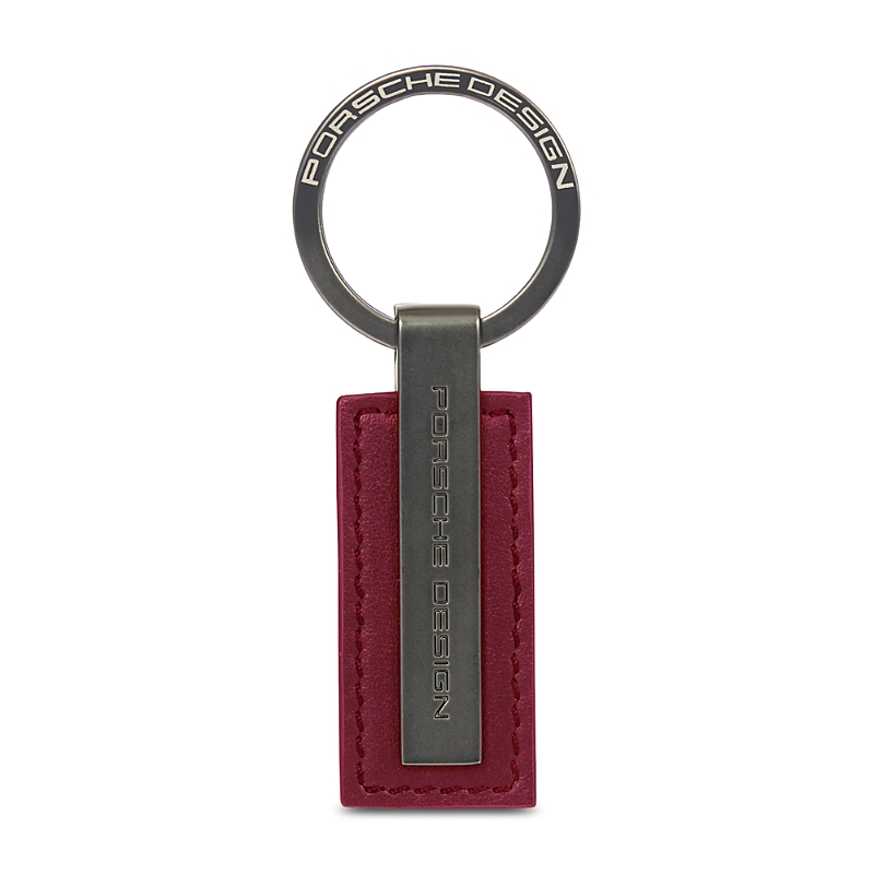 Porsche Design Metal Bar Key Ring In Red