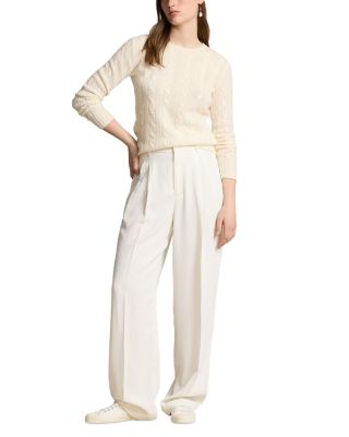 Cable Knit Cashmere Sweater