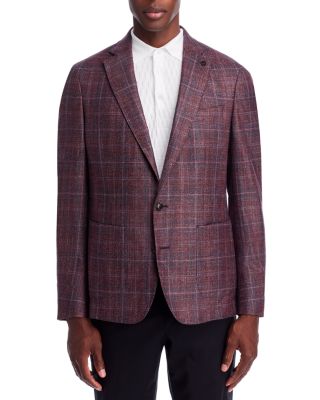 Crown Crafted Claren Plaid Tailored Fit Soft Sport Coat
