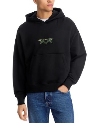 Dimstone Embroidered Loose Fit Hoodie