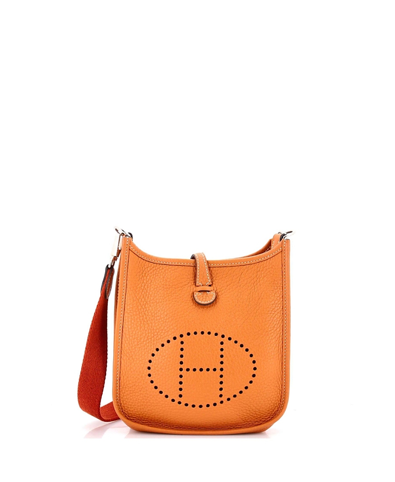 Pre-owned Pre-owned Hermes Hermes Tpm Evelyne Bag Gen Iii Clemence In Brown