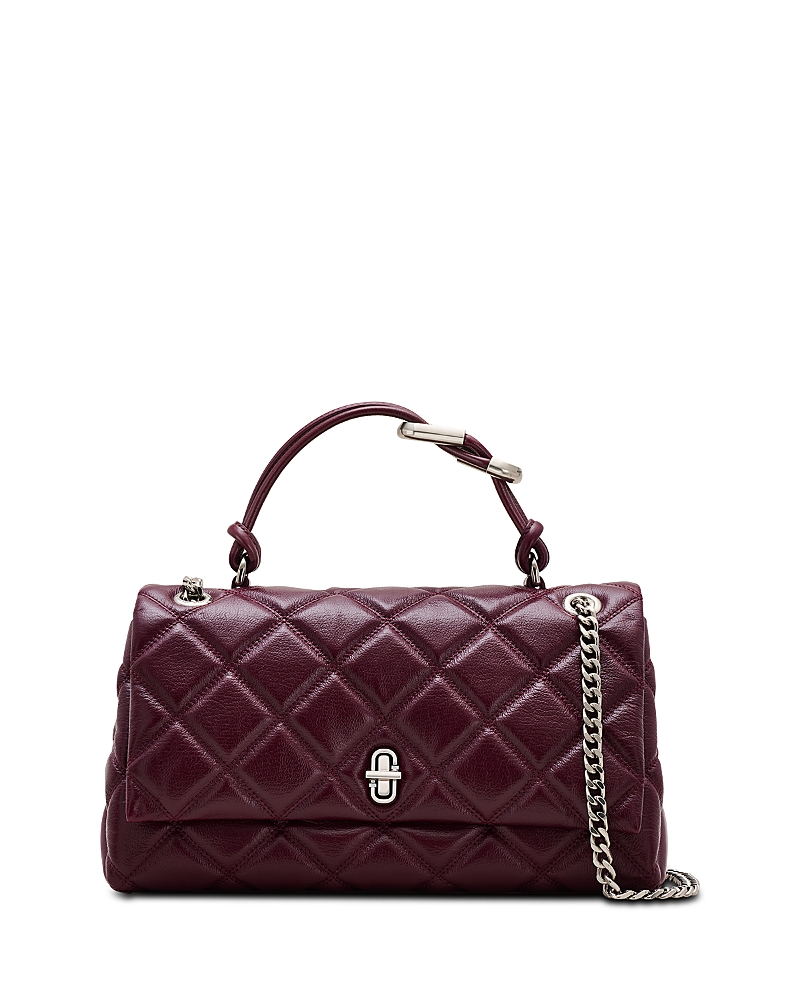 Marc Jacobs The Quilted Dual Convertible Shoulder Bag In Purple