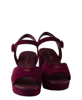 Women's Padded Suede Sandals