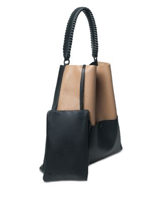 Duo Slim Leather Tote