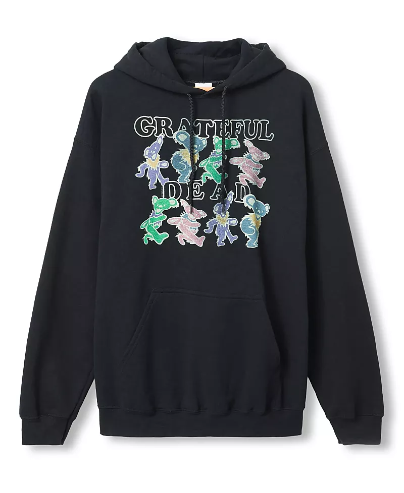 Junk Food Clothing Unisex Grateful Dead Dancing Bears Hoodie
