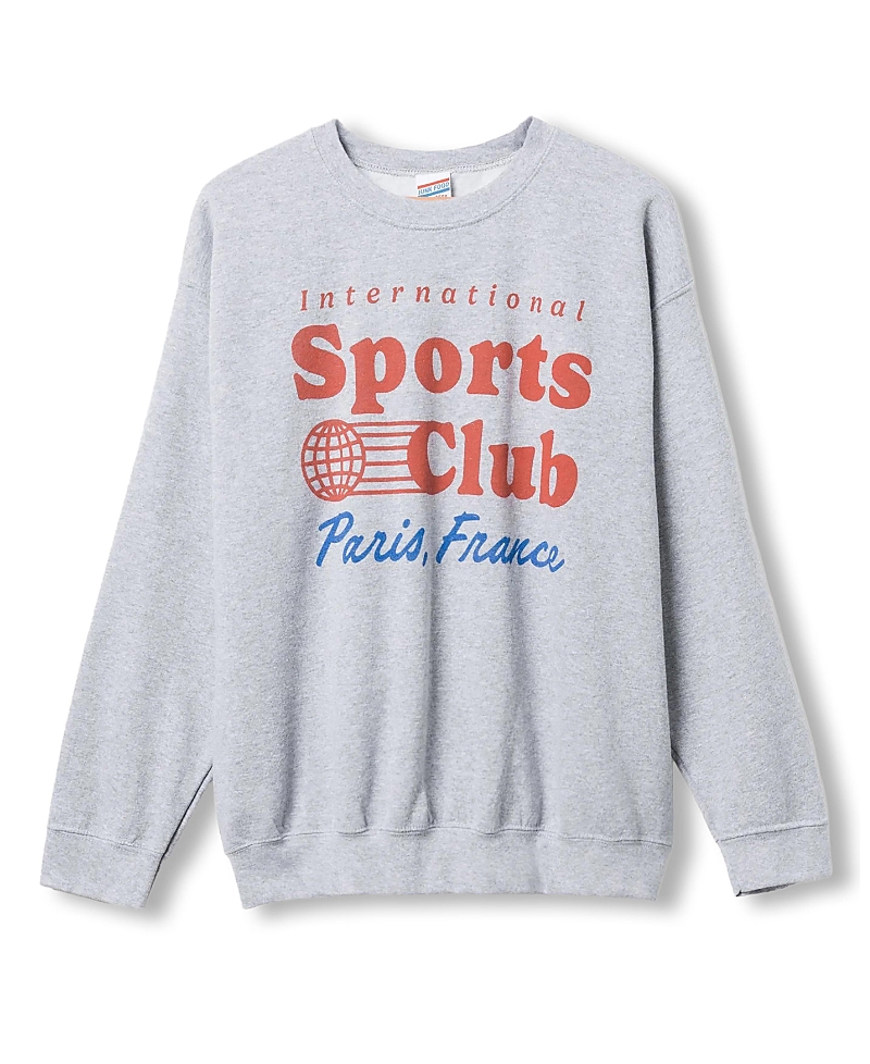Junk Food Clothing Unisex International Sports Club Paris France Flea Market Fleece Sweatshirt