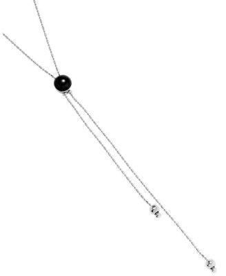  Black Murano Slider Pendant