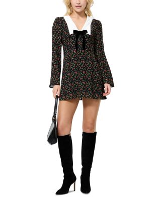 Yasmin Crepe Collared Dress