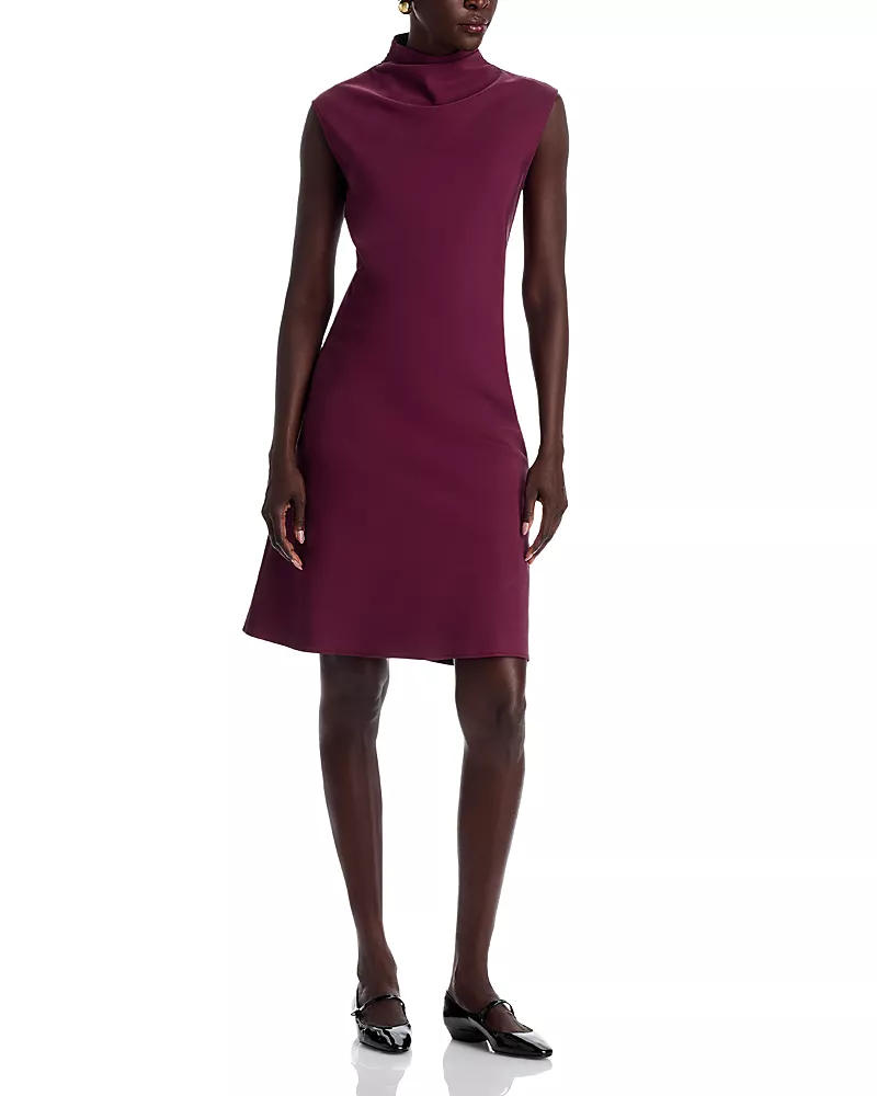 Rue Sophie Mae Mock Neck Mini Dress