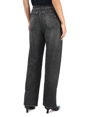 Mirarmar Cotton Terry Wide Leg Drawstring Sweatpant Jean