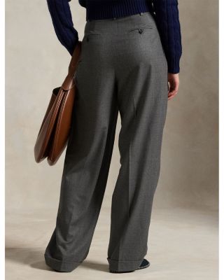 Flannel Wide Leg Pants