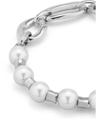 Link & Pearl Combo Bracelet