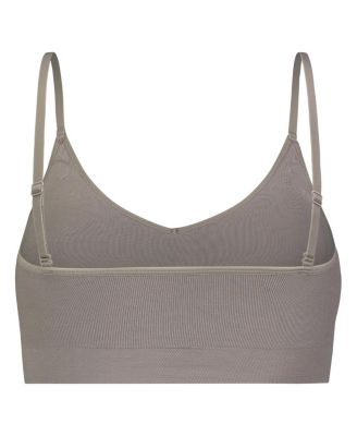 Soft Convertible Crop Top Halter Bralette