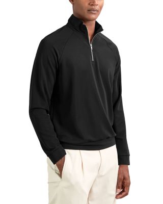 Randall Textured Half Zip Long Sleeve Shirt