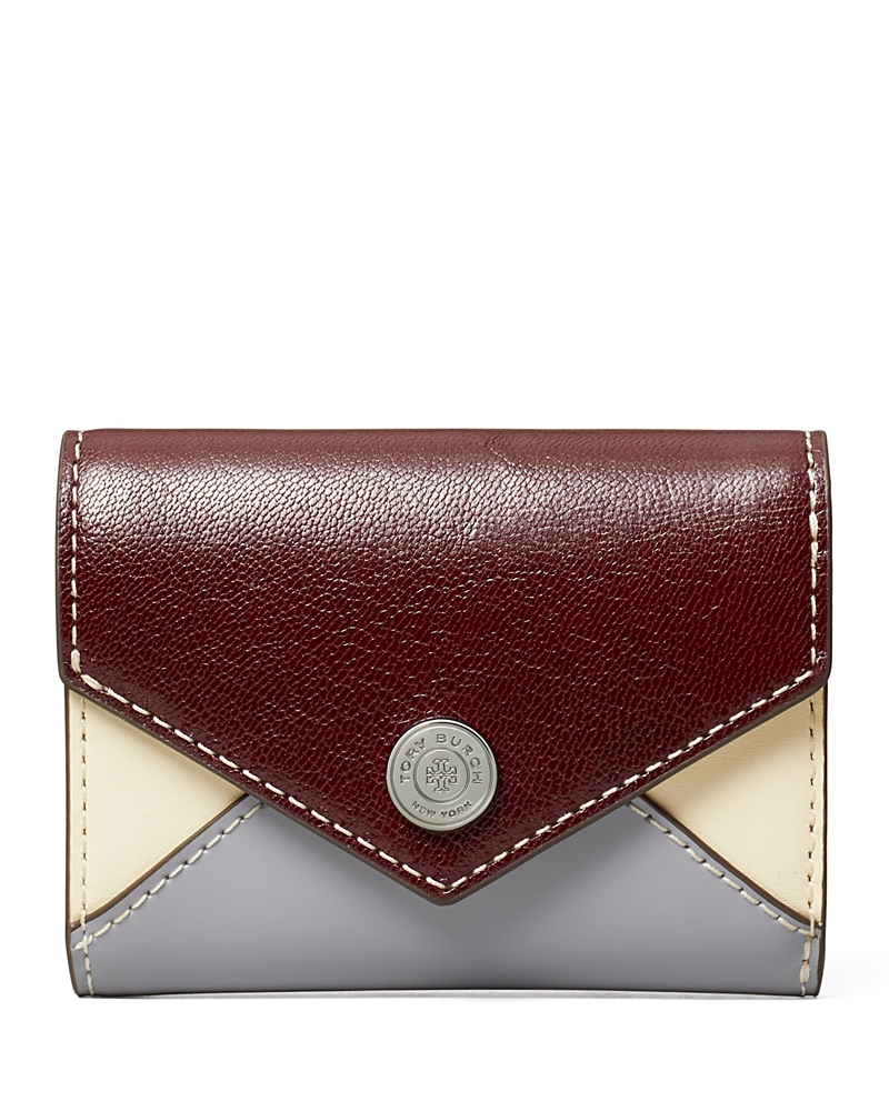 Tory Burch Leather Small Envelope Wallet In Multi