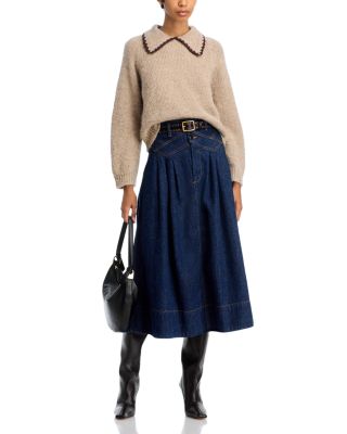 The Crochet Collar Sweater