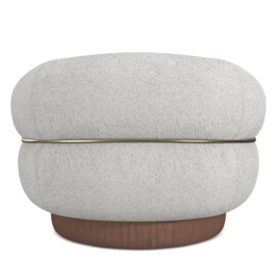 Smoosh Fabric Swivel Chair