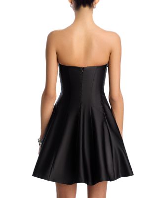 Velvet Bow Mini Dress - Exclusive