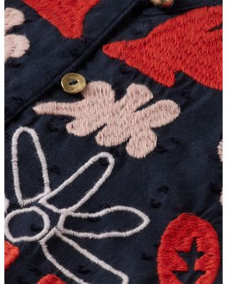 Girls' Clip Jacquard Embroidered Dress - Little Kid, Big Kid