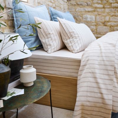 Flannel Marl Stripe Sheet Set, King