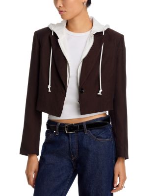 Drew Twofer Cropped Blazer