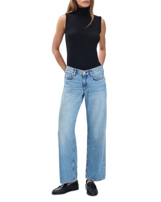 Saige Low Rise Ankle Straight Jeans in Ludlow