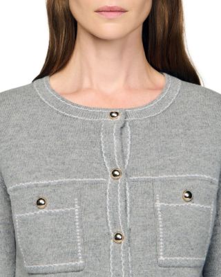 Castellane Contrast Stitch Cardigan