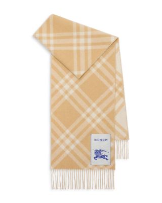 Check Cashmere Scarf