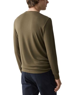 Essential Tee Long Sleeve in Anemone Milano