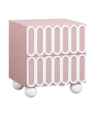 Tori Motif 2-Drawer Nightstand