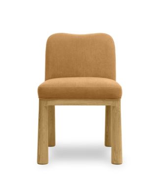 Tiara Velvet Oak Dining Chair