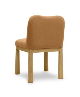 Tiara Velvet Oak Dining Chair