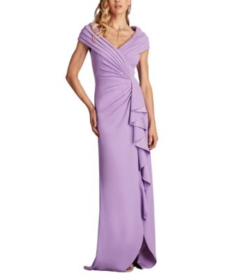 Talise Waterfall Flounce Gown