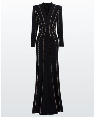 Victoire Rhinestone-Embellished Maxi Gown