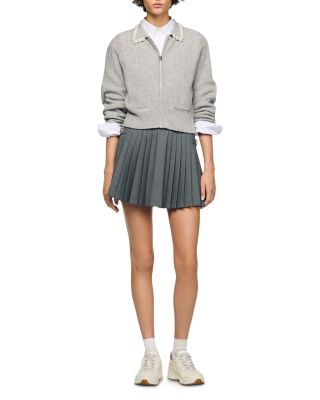 Ameo Beaded Collar Cardigan