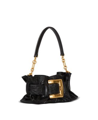  Mini Anthem Bag in Embossed Crocodile-Print Calfskin
