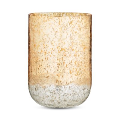 Winter White Large Radiant Glass Candle, 40.2 oz.