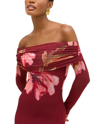 Delicata Embellished Tulle Maxi Dress